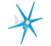 YIGECHENXIN Generatore Eolico 2000W Kit Turbine Eoliche, 12V-220V 6 Pale Alta Efficienza Generatori di Energia Libera per Esterni con Controller per Luce Stradale Domestica Nuova Energia,12V