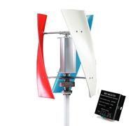 YIGECHENXIN Generatore Eolico a Bassa velocità di Avvio da 10000W, generatore Eolico Verticale Portatile 12V-220V con Kit turbina eolica e regolatore di Carica,12v