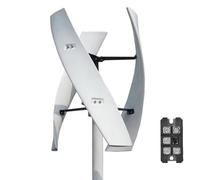 YIGECHENXIN Generazione di energia eolica Tramite turbina eolica ad ASSE Verticale a Bassa rumorosità 12V 24V 48V con generatore eolica e Controller Mppt Energia Verde per la casa (14000W),220v