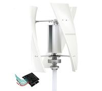 YIGECHENXIN Kit di Generatore di Energia Eolica Verticale Domestica 10000W / Turbina 12V-220V Generatore di Energia del Mulino A Vento W/Controller, Supplemento Energetico Applicabile,220V