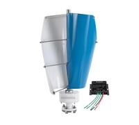 YIGECHENXIN Kit generatore Eolico da 6000 Watt, generatore a Vento con Controller, generatore di energia Gratuito 12V 24V 48V 220V, Adatto per la Generazione di energia Domestica (Blu),24v