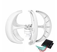 YIGECHENXIN Kit Generatore Eolico Eccellente 3000W 12M/S velocità del Vento Nominale, Kit Motore Automatico 12V/24V/48V, Turbine a Carica Energetica Eolica ad ASSE Verticale per Casa,48v