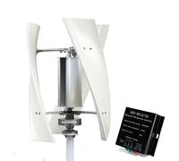 YIGECHENXIN Kit Generatore Eolico in Fibra di Nylon Durevole, 1000W-3000W 12V 24V 48V Kit Turbina Eolica Domestica con Controllore MPPT per Illuminazione di Cortile e Giardino (3 Pale),24v