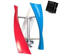 YIGECHENXIN Kit Turbina Eolica a ASSE Verticale Silenziosa 8000W per Casa e Azienda Generatore di Energia 12V 24V 48V 220V con Controllore, per Tetto, Barca, Camper e off-Grid,220v