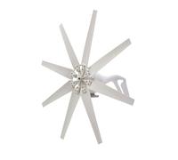 YIGECHENXIN Kit Turbina Eolica off-Grid da 9000W, con Controller Ibrido Solare Eolico Generatore Eolico Ad Alta Efficienza 12V 24V 48V 220V per Casa, Fattoria, Camper, Uso off-Grid,220v