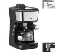 YIGECHENXIN Macchina Commerciale di Cappuccino Elettrico con Imbuto in Metallo da 240 ml di Piccole Macchine da caffè Semi-Automatico Scarico Continuo e Stabile Coppa può Fare Un caffè ghiacciato