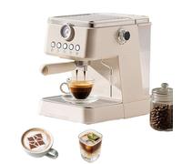 YIGECHENXIN Macchina da caffè semiautomatica per Uso Domestico di Grande capacità con Leva Vapore retrò 220V Cappuccino Latte Macchina da caffè Professionale Volume di Vapore 30 g/min