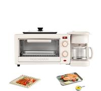 YIGECHENXIN Macchina di BREATTURA da 1100 W, Controllo della Temperatura della Macchina del Forno Sandwich+Tempi Adatti per Cottura, Biscotti, Carne Grigliata