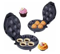 YIGECHENXIN Macchina per Fare Donut, Macchina elettrica 5 in 1 per Snack e Dolci, tostapane per Dessert Staccabile, con 5 Piastre intercambiabili antiaderenti Rimovibili