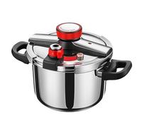 YIGECHENXIN Pentola a Pressione in Acciaio Inox antideflagrante da 4L 6L 8L e 10L con manopola Regolabile pentola ad Alta Pressione Multifunzione per la Cucina Domestica Facile da Pulire,4L