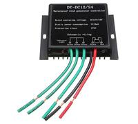 YIGECHENXIN Piccolo regolatore di Carica, 6000W 10A-40A 12V 24V Auto 48V MPPT Regolatore di Carica del Vento Impermeabile IP67 per generatore di Turbine eoliche,12v