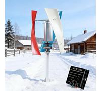 YIGECHENXIN Turbina Eolica a Levita Magnetica da 16000W con Controller 12V 24V 48V Kit Generatore Eolico a 3 Pale per Casa, Fattoria, Camper, Barche,12V