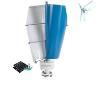 YIGECHENXIN Turbina Eolica A Spirale, 8000W 220V-12V Kit di Generatore Eolico Verticale W/Controller 3 Lame A Basso Rumore Generatore di Mulino A Vento Adatto per L'illuminazione Stradale,48v