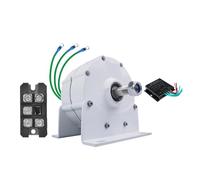 YIGECHENXIN Turbina Eolica Verticale da 1000W Generatore Eolico, Generatore Trifase Senza Ingranaggi per Uso Domestico 12V 24V 48V AC, Trasmissione Diretta per Turbina Eolica,48v