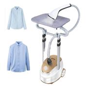 YIGECHENXIN Vestiti ad Alta Potenza rimozione Rughe e Stiratura sospesa, USA Abiti a Doppia Asta Verticale a Vapore Altezza Regolabile e Ruote Include Il Gancio di Vestiti,220V