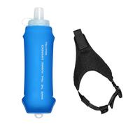 YIGZYCN 2 borse morbide per sport all'aria aperta da 500 ml con tracolla per campeggio, esercizi di famiglia e viaggi, accessori per escursionismo