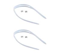 YIGZYCN 2 cinghie elastiche in silicone per occhialini da nuoto, con morsetti, per sport acquatici, immersioni, snorkeling, con morsetti