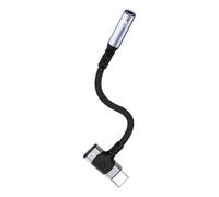 YIGZYCN 2 In 1 Tipo C A 3.5mm Adattatore Audio Stereo Cavo Cuffie Auto Connettore Cavo Ausiliario Per Home Theater Accessori