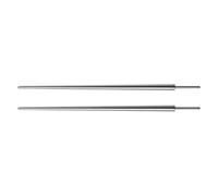 YIGZYCN 2 perni di inserimento conici in acciaio per naso, orecchio, ombelico, labbro, sopracciglio, piercing da 14 G/16 G/18 G, strumenti per piercing