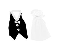 YIGZYCN 2 pz/set di bottiglie di vino da sposa sposo abito da sposa bottiglia di vino bottiglie di champagne decorazione di nozze festa