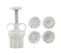 YIGZYCN 20g Materiale Plastica Mooncake Stampo Fiore Francobolli Luna Torte Stampi per Mid-Autumn Festival FAI DA TE Cottura Mooncake Uso Mooncake Francobolli