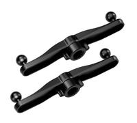 YIGZYCN 2pcs 1 A 2 Testa 17mm Sfera Mount Adapter Per Supporti di Ricarica Supporti Cruscotto Accessori Doppio Telefono Stand Adapter