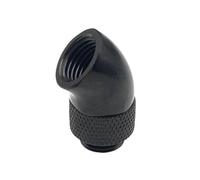 YIGZYCN 45 gradi di raffreddamento ad acqua di raffreddamento ad acqua Raccordi Adattatore Connettore per PC Personalizzabile Ad Alta Pressione Resistente Metallo Adattatore di Montaggio di