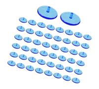 YIGZYCN 50lots Marcatori di Posizione Pallina Da Golf Multicolore Trasparente Leggero Facile Identificazione Palla Compatti Accessori Da Golf Marcatori