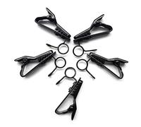YIGZYCN 5pcs Microfono Ferro Clip Tie Mic Risvolto Collare Clip Accessori Risvolto Tie Morsetto Ferro Portatile Auricolare Microfoni Clip per T-shirt Collare
