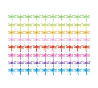 YIGZYCN 80 pz/set Colorful Libellule Orchidee Clip Giardino Pianta Clip Clip Per Piante Arrampicata Crescere