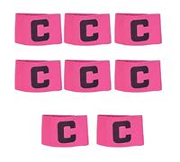 YIGZYCN 8Pcs Calcio Calcio Capitano Bracciali Regolabile Sport All'aperto Capitano Braccio Capitano Fascia Da Braccio Per Molti Sport Regolabile Elastico Capitano Sport