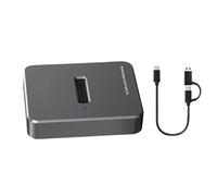 YIGZYCN Alluminio Dock Supporta Doppio Protocolli Protocolli Connessione USB Stati Solidi Adattatore Drive per 2TB Hard Drive Docking Station Usb C