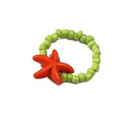 [YIGZYCN] Anelli con perline di semi impilabili anelli colorati fatti a mano intrecciati anelli stringa gioielli da spiaggia regalo anelli perline
