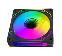 YIGZYCN ARGB Infinitys Mirroring 120mm Ventola per case del computer ad alte prestazioni raffreddamento velocità regolabile 600-1500RPM ARGB Case Fan