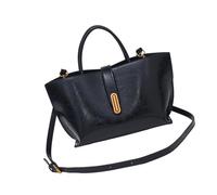 YIGZYCN Borsa a secchiello in ecopelle per le donne borsa a tracolla cinese borsa a tracolla borsa alla moda borse da donna e borse totate da donna retrò con manico superiore Hobos, Nero