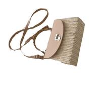 YIGZYCN Borsa moderna organizzata borsa a tracolla sottile tasca multipla organizzazione Workday Addons Crossbody Bag, cachi