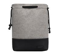 YIGZYCN Borsa per fotocamera con coulisse, custodia per obiettivo, borsa a tracolla portatile per fotografi in viaggio, Tromba grigia