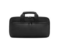 YIGZYCN Borsa per il trasporto di tastiere a doppio strato, interno imbottito, tasche multiple per tastiere da viaggio, custodia imbottita