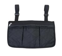 YIGZYCN Borsa portaoggetti laterale per sedia a rotelle, impermeabile, per sedia a rotelle, deambulatore, scooter elettrico, sedie a rotelle, bracciolo con maniglia da appendere