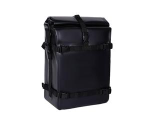 YIGZYCN Borsa termica compatta per bici con supporto a sgancio rapido e riflettente, per biciclette pieghevoli, compatta, resistente alle intemperie, per bici pieghevoli, include strisce riflettenti e