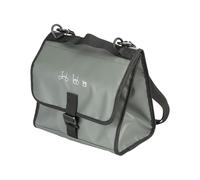 YIGZYCN Borsa termica per bici pieghevole con tessuto impermeabile e cerniere antiscivolo e tasche universali per manubrio della bici