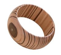 YIGZYCN Bracciale in legno con intagli intricati leggeri e comodi da indossare, regolabili, unisex, regalo elegante accessorio da polso in legno, Misura unica, come descritto