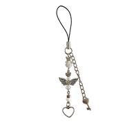 YIGZYCN Cinghie per telefono cellulare Portachiavi Cristallo Stella Bowknot Farfalla Catena Del Telefono Cordino Catena Anti Perso Portachiavi Decorazione Della Borsa Acrilico Star Phone Chain
