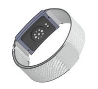 YIGZYCN Cinturino di ricambio compatibile in poliammide per fitness tracker, segreto, Protect Plan, tessuto ventilato e cerchio in alluminio, disponibile in colore acromatico tradizionale
