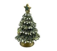 YIGZYCN Classico Albero di Natale a forma di Organizzatori di Gioielli Componente Lega Collana Anelli Caso di Immagazzinaggio Vintage Albero di Natale Jewelry Box