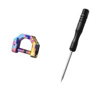 YIGZYCN Clip di durevolezza con cacciavite accessorio liscio multiplo compatto dimensione per zaini portachiavi viaggio portachiavi accessorio