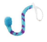 YIGZYCN Coda di volpe finta pelliccia, coda di lupo, volpi, coda di gatto, costume per Halloween, cosplay, coda di volpe pelosa regolabile, per adulti e bambini
