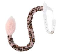 YIGZYCN Coda di volpe finta pelliccia, coda di lupo, volpi, coda di gatto, costume per Halloween, cosplay, coda di volpe pelosa regolabile, per adulti e bambini