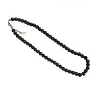 [YIGZYCN] Collana a filo di perle finte nere con perle finte per donne e ragazze, gioielli con perle alla clavicola, elegante collana con perline