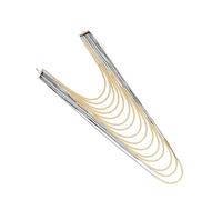 YIGZYCN Collana alla moda multi fili lunghezza regolabile catena del collo etnica e stili catena clavicola per la collana di uso quotidiano